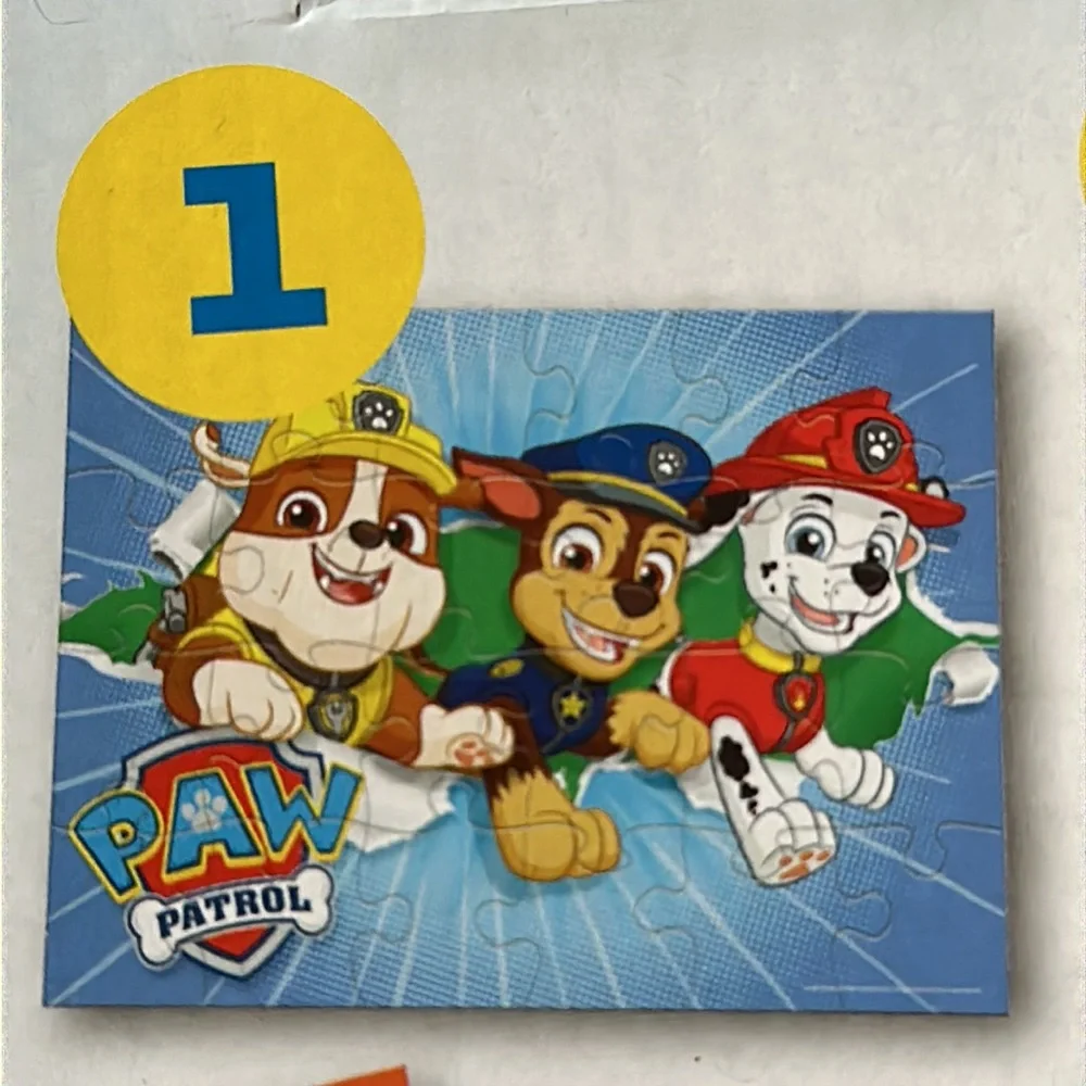 Nickelodeon Paw Patrol 4 Puzzle Pack new in box.